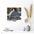 Picture of Blue Barn  _GroupedProduct_Square_Photography _GroupedProduct_Square_Canvas_
