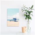 Picture of Blue Beach Day  _GroupedProduct_Rectangle_Portrait_Photography _GroupedProduct_Rectangle_Portrait_Canvas_