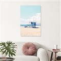 Picture of Blue Beach Day  _GroupedProduct_Rectangle_Portrait_Photography _GroupedProduct_Rectangle_Portrait_Canvas_