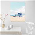 Picture of Blue Beach Day  _GroupedProduct_Rectangle_Portrait_Photography _GroupedProduct_Rectangle_Portrait_Canvas_