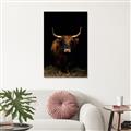 Picture of Dixie, the Bull II _GroupedProduct_Rectangle_Portrait_Photography _GroupedProduct_Rectangle_Portrait_Canvas_