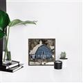 Picture of Blue Barn  _GroupedProduct_Square_Photography _GroupedProduct_Square_Canvas_Framed_