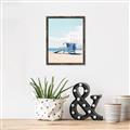Picture of Blue Beach Day  _GroupedProduct_Rectangle_Portrait_Photography _GroupedProduct_Rectangle_Portrait_Canvas_Framed_