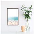 Picture of Busy Beach I _GroupedProduct_Rectangle_Portrait_Photography _GroupedProduct_Rectangle_Portrait_Canvas_Framed_