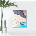 Picture of Busy Beach II _GroupedProduct_Rectangle_Portrait_Photography _GroupedProduct_Rectangle_Portrait_Canvas_Framed_