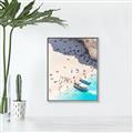 Picture of Busy Beach II _GroupedProduct_Rectangle_Portrait_Photography _GroupedProduct_Rectangle_Portrait_Canvas_Framed_