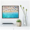 Picture of Busy Beach III _GroupedProduct_Rectangle_Landscape_Photography _GroupedProduct_Rectangle_Landscape_Canvas_Framed_