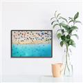 Picture of Busy Beach III _GroupedProduct_Rectangle_Landscape_Photography _GroupedProduct_Rectangle_Landscape_Canvas_Framed_