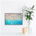 Picture of Busy Beach III _GroupedProduct_Rectangle_Landscape_Photography _GroupedProduct_Rectangle_Landscape_Canvas_Framed_