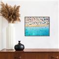 Picture of Busy Beach III _GroupedProduct_Rectangle_Landscape_Photography _GroupedProduct_Rectangle_Landscape_Canvas_Framed_