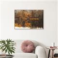 Picture of Cabin in the Woods  _GroupedProduct_Rectangle_Landscape_Canvas_Framed_