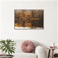Picture of Cabin in the Woods  _GroupedProduct_Rectangle_Landscape_Canvas_Framed_