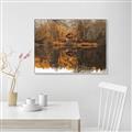 Picture of Cabin in the Woods  _GroupedProduct_Rectangle_Landscape_Canvas_Framed_