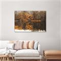 Picture of Cabin in the Woods  _GroupedProduct_Rectangle_Landscape_Canvas_Framed_