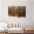Picture of Cabin in the Woods  _GroupedProduct_Rectangle_Landscape_Canvas_Framed_