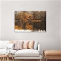 Picture of Cabin in the Woods  _GroupedProduct_Rectangle_Landscape_Canvas_Framed_