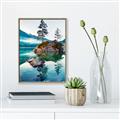 Picture of Crystal Clear Waters  _GroupedProduct_Rectangle_Portrait_Photography _GroupedProduct_Rectangle_Portrait_Canvas_Framed_