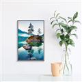 Picture of Crystal Clear Waters  _GroupedProduct_Rectangle_Portrait_Photography _GroupedProduct_Rectangle_Portrait_Canvas_Framed_