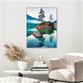 Picture of Crystal Clear Waters  _GroupedProduct_Rectangle_Portrait_Photography _GroupedProduct_Rectangle_Portrait_Canvas_Framed_