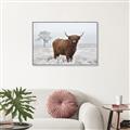 Picture of Cookie, the Cow  _GroupedProduct_Rectangle_Landscape_Photography _GroupedProduct_Rectangle_Landscape_Canvas_Framed_