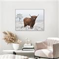 Picture of Cookie, the Cow  _GroupedProduct_Rectangle_Landscape_Photography _GroupedProduct_Rectangle_Landscape_Canvas_Framed_