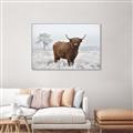 Picture of Cookie, the Cow  _GroupedProduct_Rectangle_Landscape_Photography _GroupedProduct_Rectangle_Landscape_Canvas_Framed_