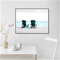 Picture of Deck Chairs  _GroupedProduct_Rectangle_Landscape_Photography _GroupedProduct_Rectangle_Landscape_Canvas_Framed_
