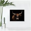 Picture of Dixie, the Bull   _GroupedProduct_Rectangle_Landscape_Photography _GroupedProduct_Rectangle_Landscape_Canvas_Framed_