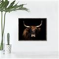 Picture of Dixie, the Bull   _GroupedProduct_Rectangle_Landscape_Photography _GroupedProduct_Rectangle_Landscape_Canvas_Framed_