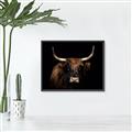 Picture of Dixie, the Bull   _GroupedProduct_Rectangle_Landscape_Photography _GroupedProduct_Rectangle_Landscape_Canvas_Framed_