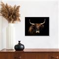 Picture of Dixie, the Bull   _GroupedProduct_Rectangle_Landscape_Photography _GroupedProduct_Rectangle_Landscape_Canvas_Framed_