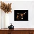 Picture of Dixie, the Bull   _GroupedProduct_Rectangle_Landscape_Photography _GroupedProduct_Rectangle_Landscape_Canvas_Framed_