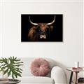 Picture of Dixie, the Bull   _GroupedProduct_Rectangle_Landscape_Photography _GroupedProduct_Rectangle_Landscape_Canvas_Framed_