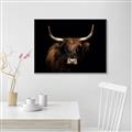 Picture of Dixie, the Bull   _GroupedProduct_Rectangle_Landscape_Photography _GroupedProduct_Rectangle_Landscape_Canvas_Framed_