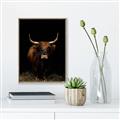 Picture of Dixie, the Bull II _GroupedProduct_Rectangle_Portrait_Photography _GroupedProduct_Rectangle_Portrait_Canvas_Framed_