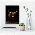 Picture of Dixie, the Bull II _GroupedProduct_Rectangle_Portrait_Photography _GroupedProduct_Rectangle_Portrait_Canvas_Framed_