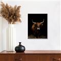 Picture of Dixie, the Bull II _GroupedProduct_Rectangle_Portrait_Photography _GroupedProduct_Rectangle_Portrait_Canvas_Framed_