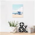 Picture of Blue Beach Day  _GroupedProduct_Rectangle_Portrait_Photography _GroupedProduct_Rectangle_Portrait_Unframed_Print_Only_