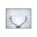 Picture of Forest Stag _GroupedProduct_Rectangle_Landscape_Photography _GroupedProduct_Rectangle_Landscape_Canvas_Framed_