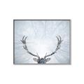 Picture of Forest Stag _GroupedProduct_Rectangle_Landscape_Photography _GroupedProduct_Rectangle_Landscape_Canvas_Framed_