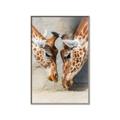 Picture of Giraffe Pals  _GroupedProduct_Rectangle_Portrait_Photography _GroupedProduct_Rectangle_Portrait_Canvas_Framed_