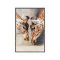 Picture of Giraffe Pals  _GroupedProduct_Rectangle_Portrait_Photography _GroupedProduct_Rectangle_Portrait_Canvas_Framed_