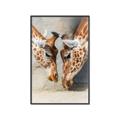 Picture of Giraffe Pals  _GroupedProduct_Rectangle_Portrait_Photography _GroupedProduct_Rectangle_Portrait_Canvas_Framed_