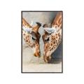 Picture of Giraffe Pals  _GroupedProduct_Rectangle_Portrait_Photography _GroupedProduct_Rectangle_Portrait_Canvas_Framed_