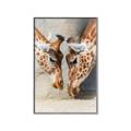 Picture of Giraffe Pals  _GroupedProduct_Rectangle_Portrait_Photography _GroupedProduct_Rectangle_Portrait_Canvas_Framed_