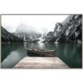 Picture of Lake and Mountain _GroupedProduct_Rectangle_Landscape_Photography _GroupedProduct_Rectangle_Landscape_Canvas_Framed_