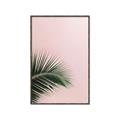 Picture of Leaves on Pink _GroupedProduct_Rectangle_Portrait_Photography _GroupedProduct_Rectangle_Portrait_Canvas_Framed_