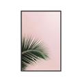 Picture of Leaves on Pink _GroupedProduct_Rectangle_Portrait_Photography _GroupedProduct_Rectangle_Portrait_Canvas_Framed_