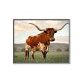 Picture of Life of a Bull _GroupedProduct_Rectangle_Landscape_Photography _GroupedProduct_Rectangle_Landscape_Canvas_Framed_