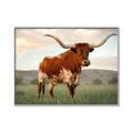 Picture of Life of a Bull _GroupedProduct_Rectangle_Landscape_Photography _GroupedProduct_Rectangle_Landscape_Canvas_Framed_